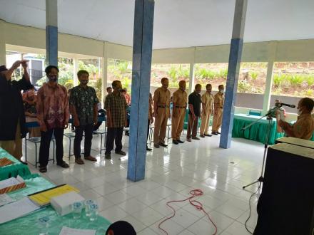 PEMBENTUKAN DAN PELANTIKAN PANITIA PENGISIAN PERANGKAT DESA